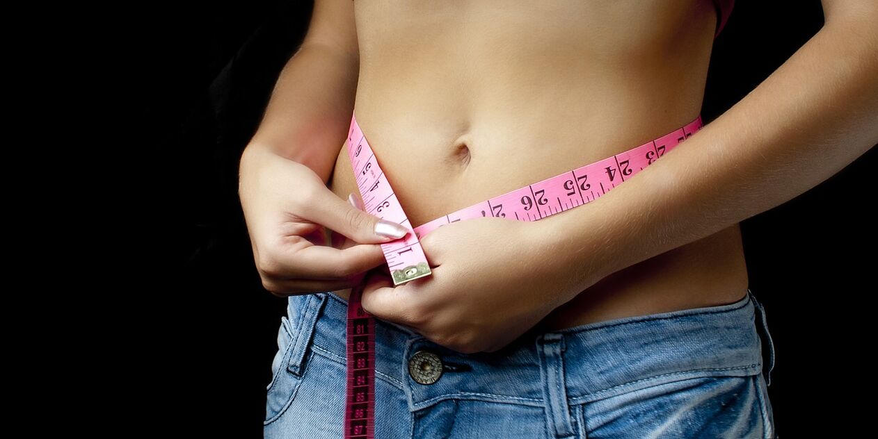measuring the waist during weight loss for a month