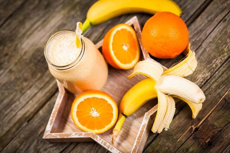 banana-orange shake for weight loss