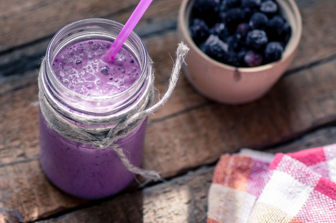 mint blueberry smoothie for weight loss