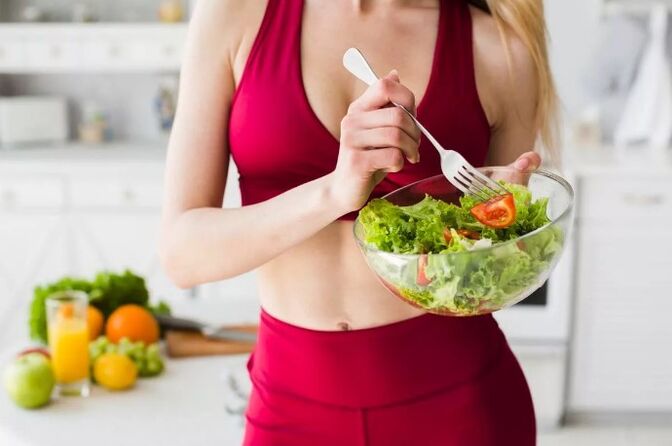 Diet with a low -calorie diet for weight loss