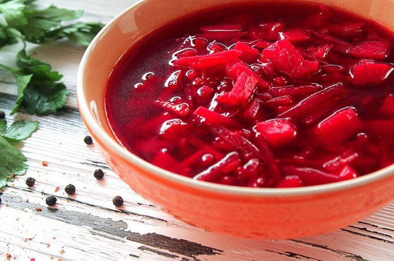 Vegetarian borscht